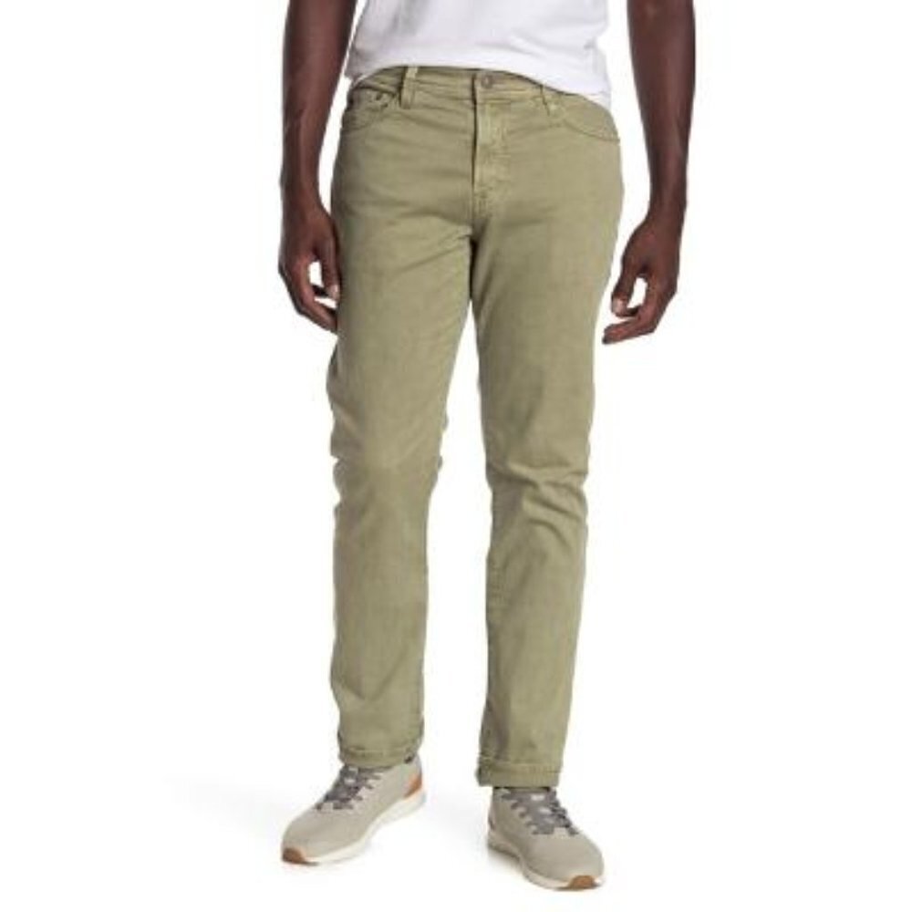 AG Adriano Goldschmied Mens Green Everett SUD Slim Straight Leg Pants Sz 30 New